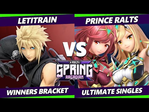 Spring Arcadian 2022 - LetItRain (Cloud) Vs. Prince Ralts (Pyra Mythra) Smash Ultimate - SSBU