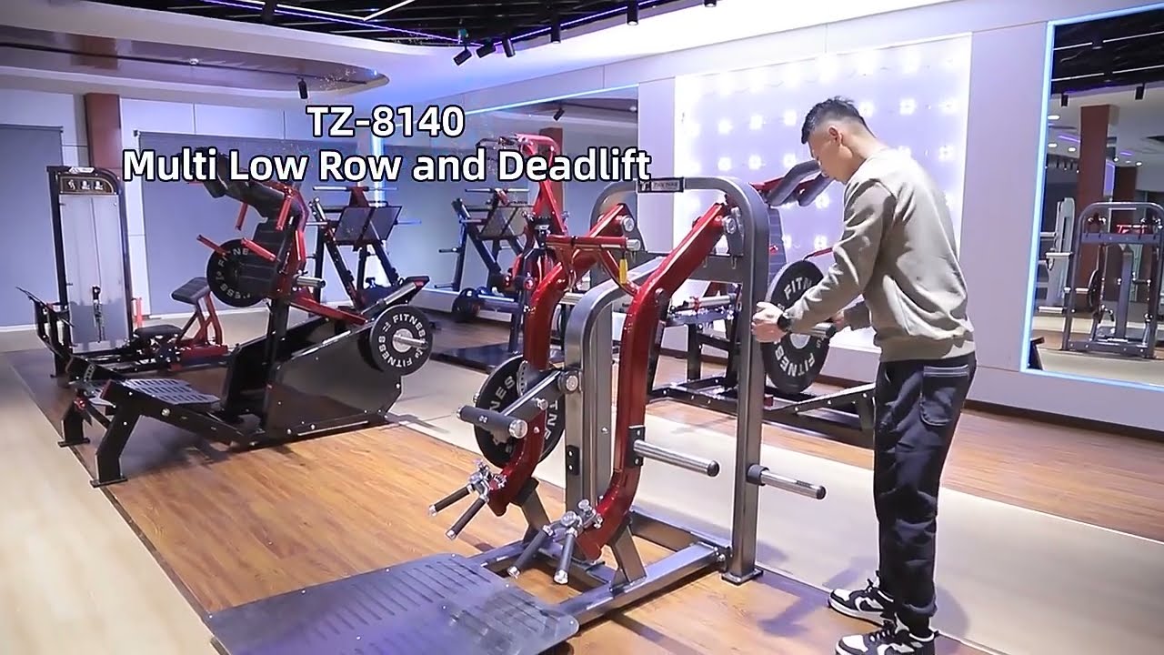 Plate Loaded Commercial Gym Equipment Multi Low Row and Deadlift Machine