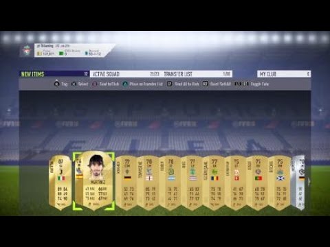 I PACKED MY FIRST WALKOUT OF FIFA 18!!!!!!