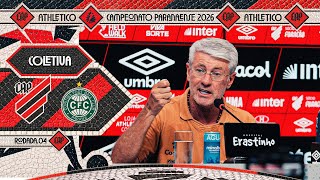 COLETIVA PÓS-JOGO | ODAIR HELLMANN E SANTOS | ATHLETICO 0X1 CORITIBA | CAMPEONATO PARANAENSE 2026