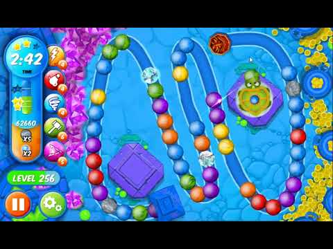 Marble Woka Woka Level 256 - NO BOOSTERS 🐢 | SKILLGAMING ✔️
