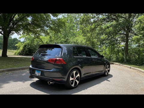 GTI MK7 Xforce Catback and CTS Downpipe Instal!