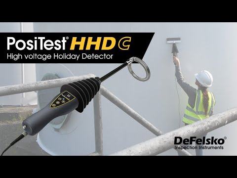 DEFELSKO How to Detect Holidays with continuous DC using the PosiTest HHD C High voltage Holiday Detector