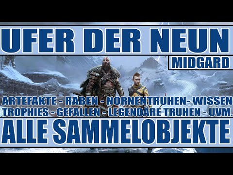 God of War Ragnarök - 100% Guide Midgard - Ufer der Neun - Alle Sammelobjekte