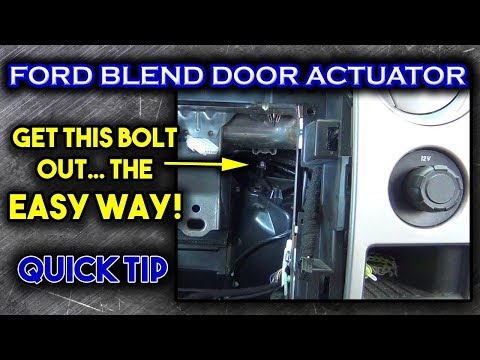 Ford Blend Door Actuator Replacement