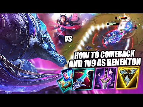 How To Comeback And 1V9 As Renekton | Renekton Vs Irelia | Stream VOD #5