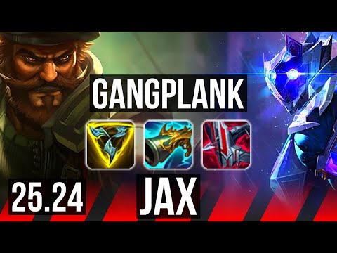 GANGPLANK vs JAX (TOP) | 8/1/7 | KR Master | 25.24