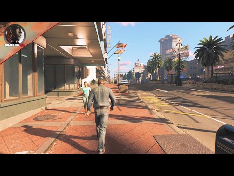 Walking in Downtown New Bordeaux - Mafia III - City Ambience/ASMR