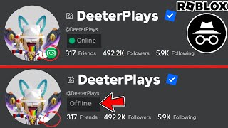 How To Appear Offline in Roblox