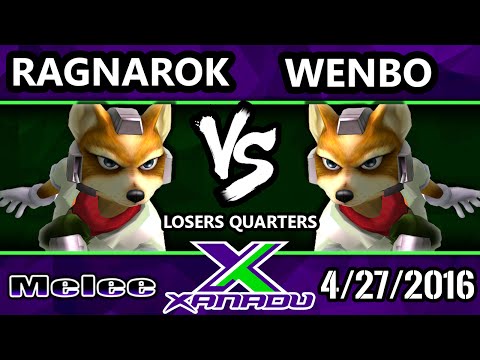 S@X 147 - Ragnarok (Fox) Vs. Wenbo (Fox) SSBM Losers Quarters - Smash Melee