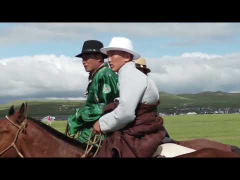 Horse racing day in Mongolia (Naadam festival)