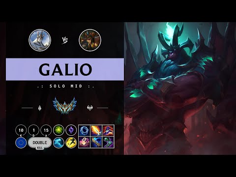 Galio Mid vs Cassiopeia - EUW Challenger Patch 14.11