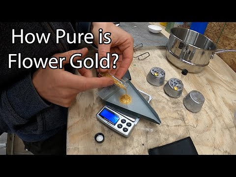 How to Melt a Gold Button with a Propane Blowtorch.