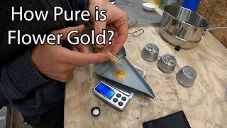 How to Melt a Gold Button with a Propane Blowtorch.