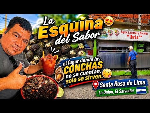 Donde las CONCHAS NO SE CUENTAN  SOLO SE SIRVEN EN SANTA ROSA DE LIMA EL SALVADOR