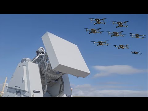 What is the UK's 'microwave weapon' that counters drone attacks and how does it work?