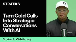 Turn Cold Calls Into Strategic Conversations With AI | Sales Assistant | Stratos AI Demo