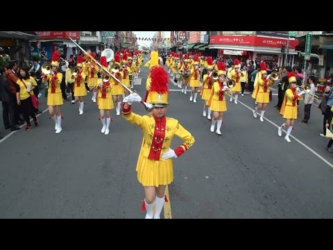 2014 嘉義市國際管樂節 景美女中 樂隊踩街紀錄