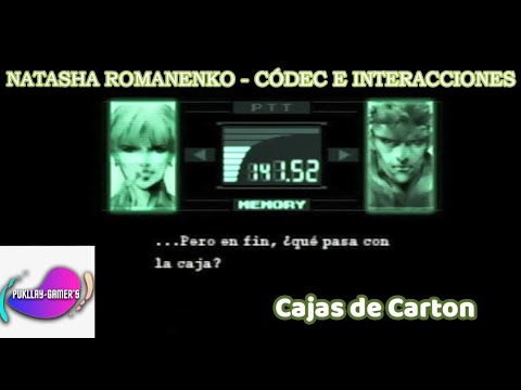 METAL GEAR SOLID SNAKE / BONUS / Nastasha Romanenko /  - Escenas, Códec y Conversaciones.