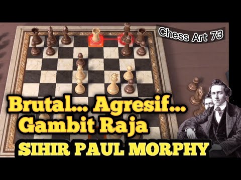 Brutal... Paul Morphy vs Alexander Beaufort Meek II || 1855