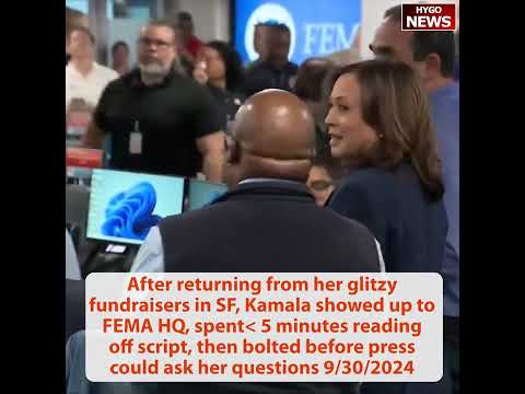After fundraisers Kamala spent 5 minutes reading off script; Q: 13k people? KJP: fact checked debunk