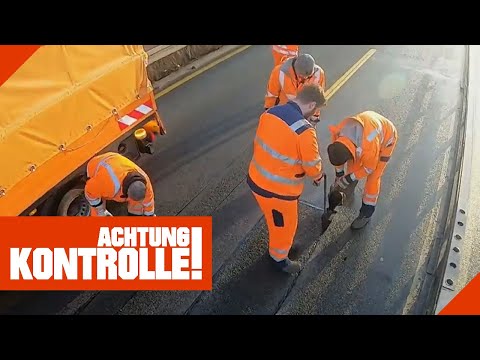 Full closure of the motorway - road damage repairs underway at breakneck speed! | Attention: Chec...