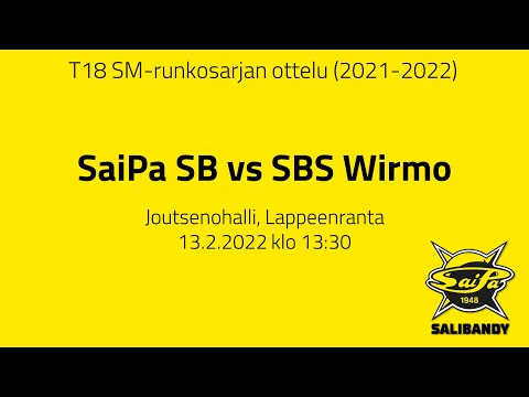 T18: SaiPa SB vs SBS Wirmo, SM-runkosarja, 13.2.2022