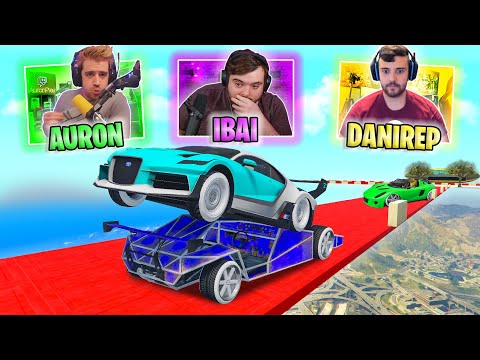 CARA A CARA ESPECIAL 1 HORA!! CON AURONPLAY , IBAI Y AMIGOS! TOTALMENTE INCREIBLE!! - GTA V ONLINE