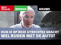 Kun je op deze Utrechtse gracht wel rijden met de auto?  [RTV Utrecht]