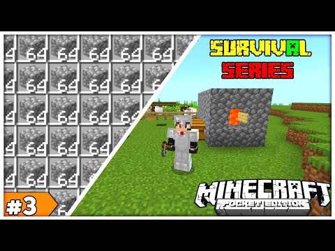 Mr.DevilOP - Minecraft Pe Survival series EP-3 in Hindi 1.19 | I made ultimate cobblestone farm | #minecraftpe
