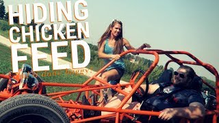 Hiding The Feed From Our Chickens