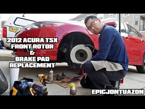 Front Rotor Change | 2012 Acura TSX