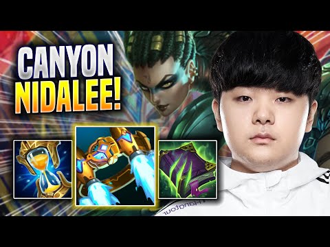CANYON IS SO GOOD WITH NIDALEE! - DK Canyon Plays Nidalee JUNGLE vs Sylas! | Season 2023