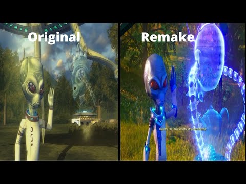 Destroy All Humans! Original Vs Remake Graphics/Gameplay Comparison