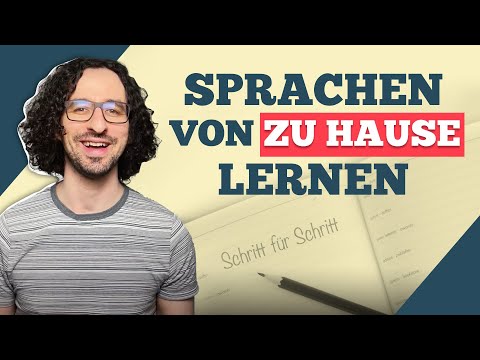 Schritt-für-Schritt LERNPLAN, um zu HAUSE eine Fremdsprache zu lernen