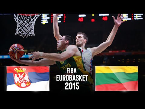 Serbia 🇷🇸 v Lithuania 🇱🇹 - Classic Full Games | FIBA EuroBasket 2015