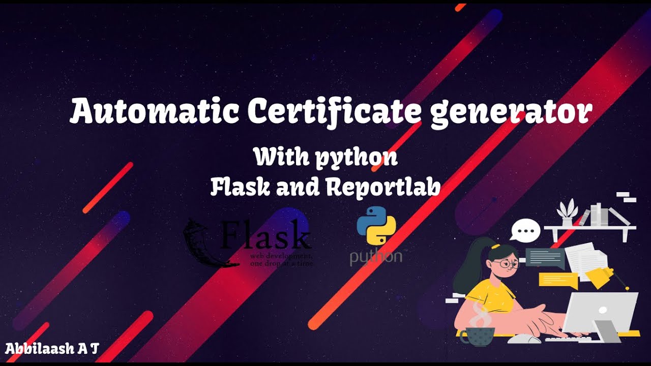 Automatic Certificate Generator | Certify Me | Abbilaash | CodeSpaze | Python development Intern