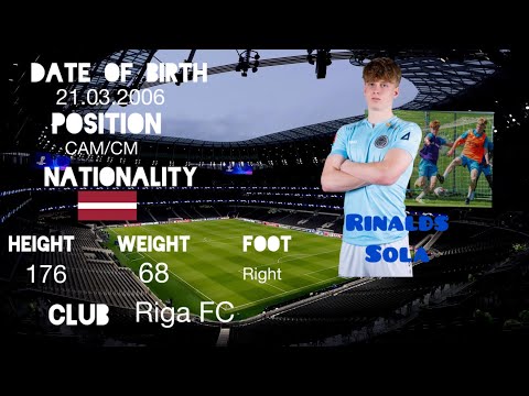 Rinalds Sola highlights vs Smiltene FK, Latvian Optibet Nakotnes League