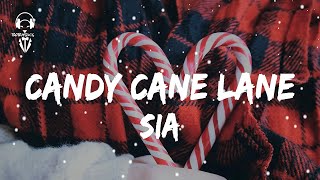 Sia - Candy Cane Lane ( Lyrics Video )