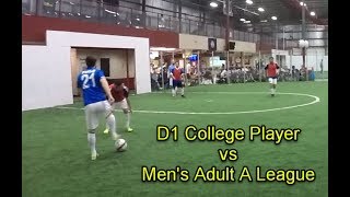 D1 College Soccer Player vs Men&#39;s A League