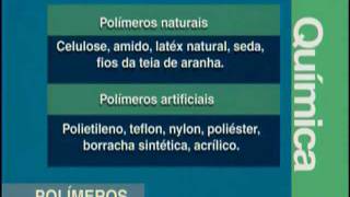B 08 - Polímeros Naturais e Sintéticos - Química - Vestibulando Digital