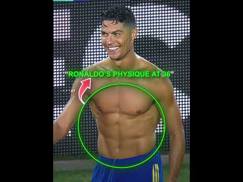 Ronaldo's Physique at 36 vs at 40 🐐🥶