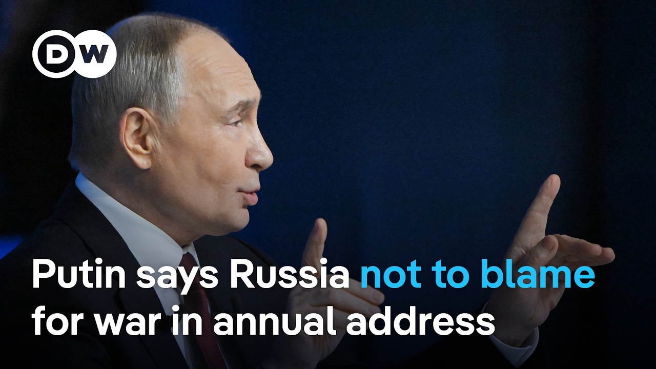 Putin mobilizes support for war in Ukraine at annual news conference | DW News