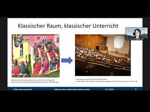 Symposium 2021:  E. Ammenwerth - Faktoren für erfolgreiche Online-Lehre