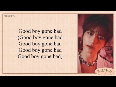 TXT (투모로우바이투게더) – Good Boy Gone Bad (Easy Lyrics)