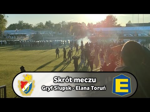 Skrót meczu | Gryf Słupsk 2-2 Elana Toruń | 3 Liga gr.II