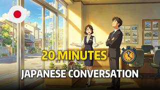 20-Minute Japanese Listening Practice | 10 Real Conversations for Beginners (N5-N4)