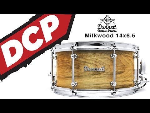 Dunnett Monoply Milkwood Snare Drum 14x7 // Video Demo!
