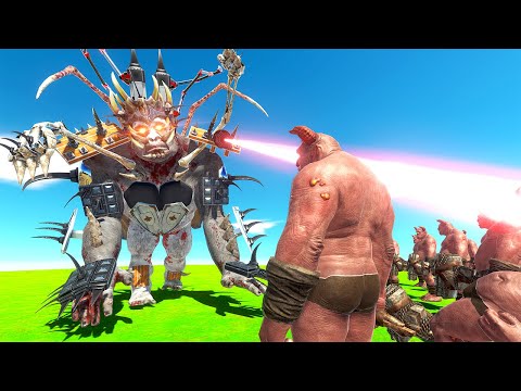 Upgraded GORO vs Ogre Lord ARMY - Animal Revolt Battle Simulator
