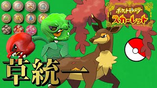 【ポケモンSV】草統一で挑むパルデア後半戦